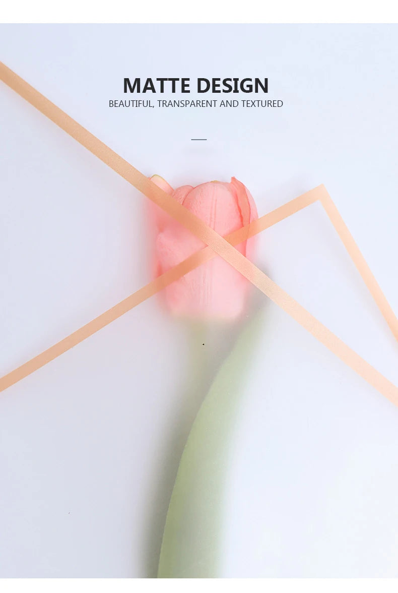 ELMAS Elegant Flower Wraps with Golden Edges - 10 Sheets - Al Masam Stationery LLC