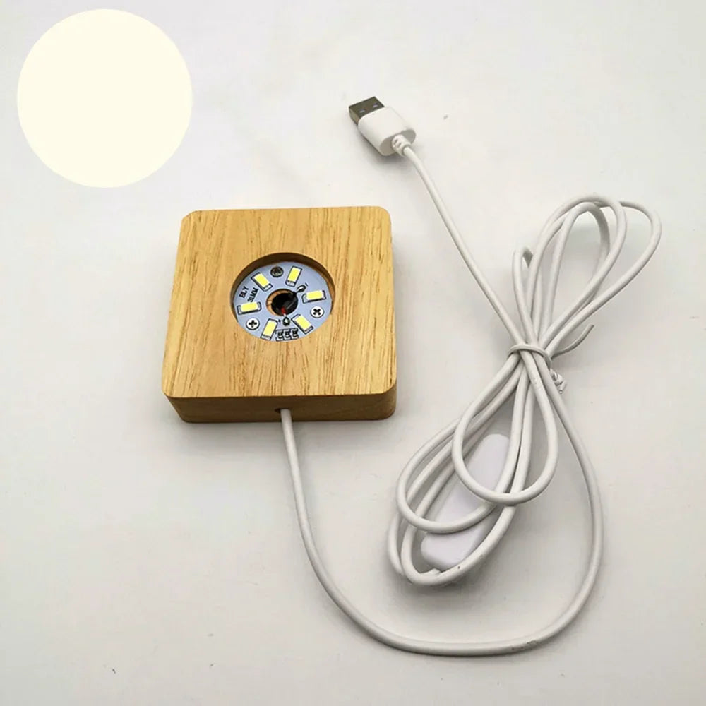 ELMAS Square Light Resin Mold with LED Base for Art Creation - Al Masam Stationery LLC