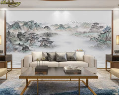 ELMAS Custom 3D Wallpaper Mural Black White Mood Decor - Al Masam Stationery LLC