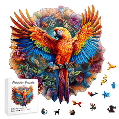 ELMAS Wooden Puzzle Gifts - Cat & Peacock Intelligence Game - Al Masam Stationery LLC