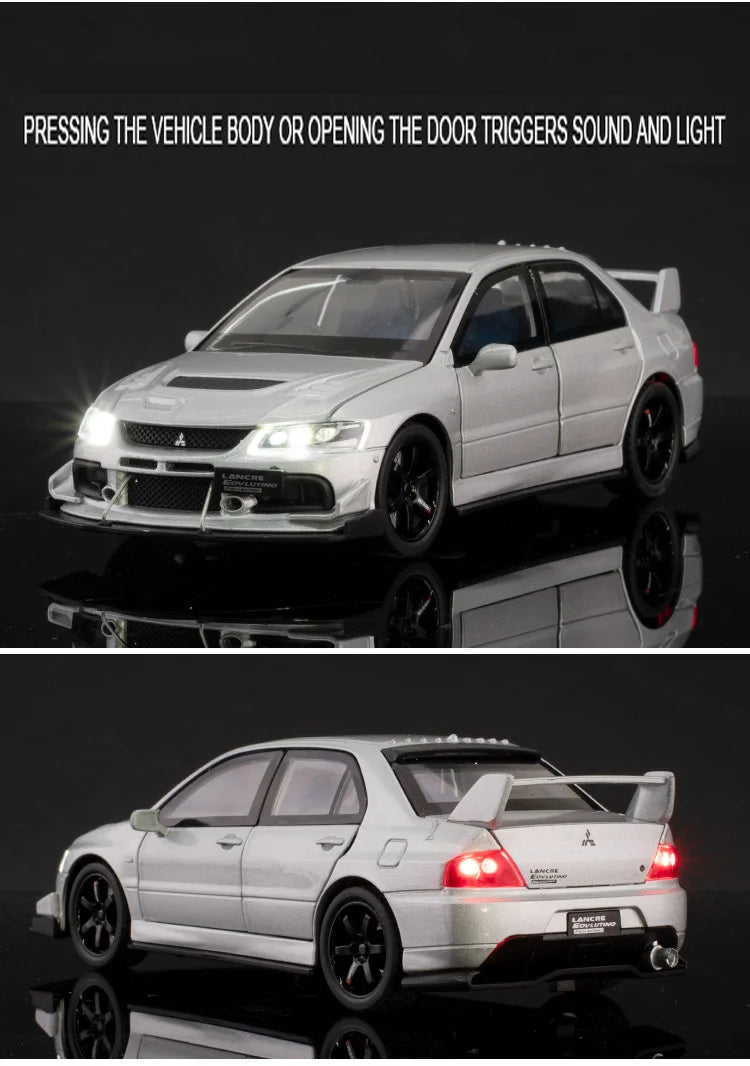 ELMAS 1:32 Lancer Evolution Metal Diecast Car Model - Al Masam Stationery LLC