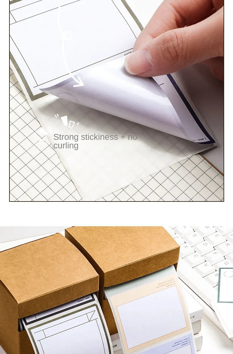 ELMAS 250Sheets Pull-out Sticky Notes Notepad Memo Pad - Al Masam Stationery LLC