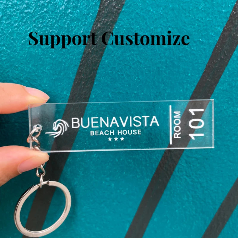 ELMAS Acrylic Modern Door Plate Customize House Number - Al Masam Stationery LLC