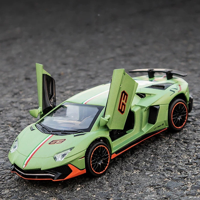 ELMAS 1:32 Lamborghini Aventador SVJ Diecast Model Car - Al Masam Stationery LLC