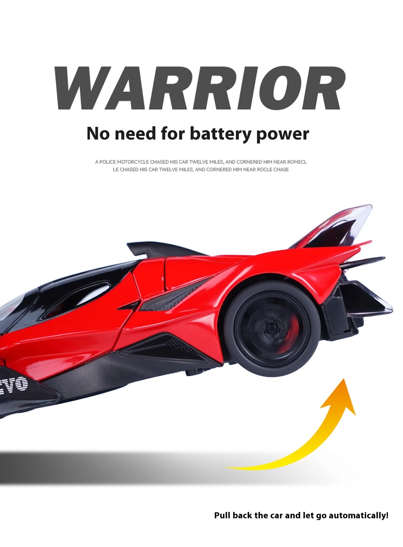 ELMAS 1:32 Scale Apollo EVO Alloy Toy Model with Lights - Al Masam Stationery LLC