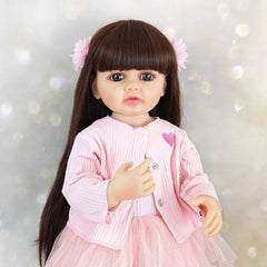 ELMAS 22-Inch Lifelike Reborn Baby Girl Doll - Perfect Gift! - Al Masam Stationery LLC