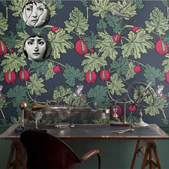 ELMAS Custom Pastoral Monkey Fruit 3D Wallpaper - Al Masam Stationery LLC