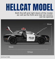 ELMAS 1:32 Scale Police Alloy Car Model with Lights & Sound - Al Masam Stationery LLC