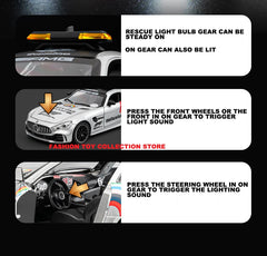 ELMAS 1:24 BENS GTR SAFETY Alloy Diecast Toy Car Gift - Al Masam Stationery LLC