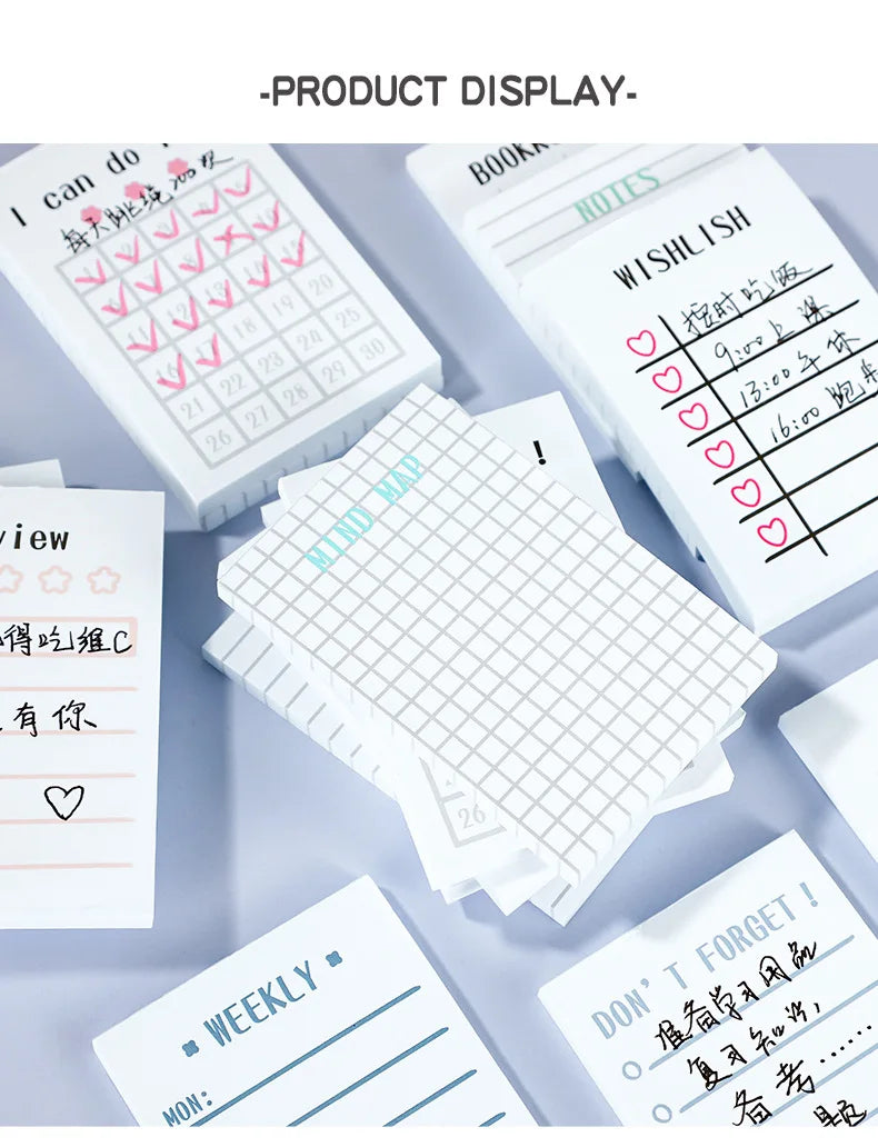 ELMAS 50Sheets Planner Memo Pad for Study & Work - Al Masam Stationery LLC