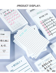 ELMAS 50Sheets Planner Memo Pad for Study & Work - Al Masam Stationery LLC