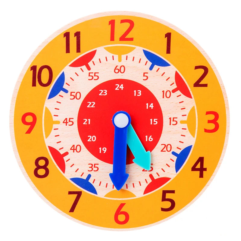 ELMAS Children Montessori Clock Jigsaw Toy for Teaching - Al Masam Stationery LLC