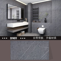 10pcs Wall Stickers Self Adhesive Waterproof Marble Floor Sticker Bathroom living room Wall paper Renovation Decals Ground Decor