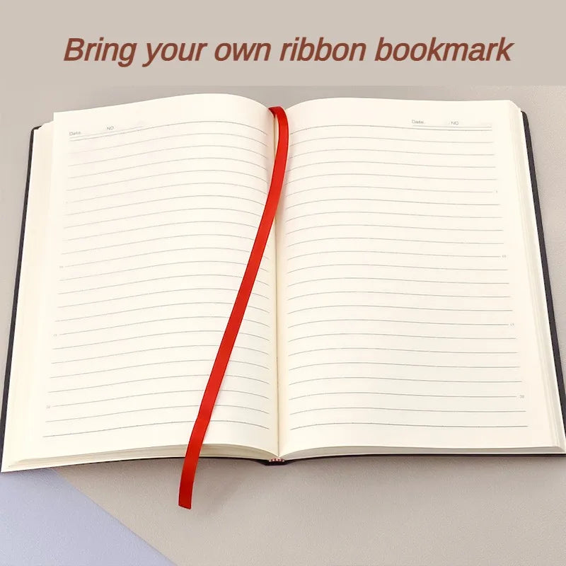 ELMAS A5 Leather Book Skin Notepad for Business Use - Al Masam Stationery LLC