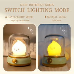 ELMAS Cute Cartoon LED Night Lamp - Portable USB Rechargeable