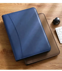 ELMAS Premium A4 Leather Padfolio & Organizer