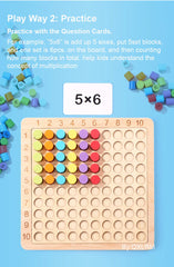 ELMAS - 99 Multiplication Board Game for Kids Learning