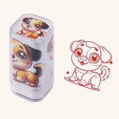 Dragon Monkey Zodiac Stamps Hand Account DIY Painting Cute Animals Seal Cartoon Stationery Animals Figure Stamps Boys and Girls