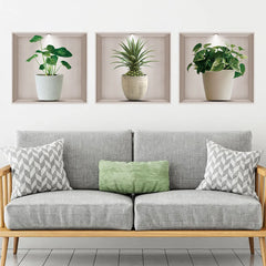 ELMAS Tropical Plant Wall Decals for Stylish Spaces