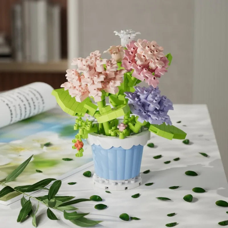 ELMAS DIY Flower Building Blocks - Creative Potted Decor - Al Masam Stationery LLC