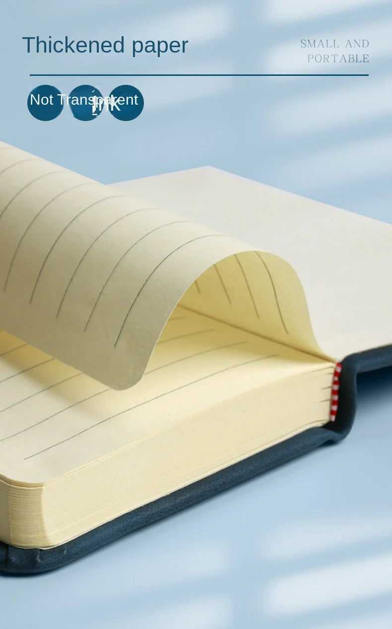 ELMAS Mini Book A7 Portable Leather Waterproof Notebook - Al Masam Stationery LLC