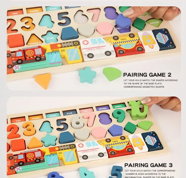 ELMAS: Montessori Educational Busy Board for Kids - Al Masam Stationery LLC