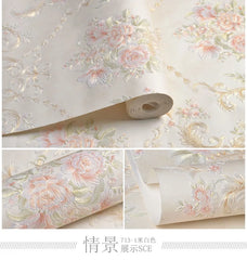ELMAS Floral Wallpaper Self-Adhesive Warm Girl Room Decor - Al Masam Stationery LLC