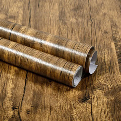 ELMAS Self-Adhesive PVC Wood Grain Wallpaper Decor - Al Masam Stationery LLC