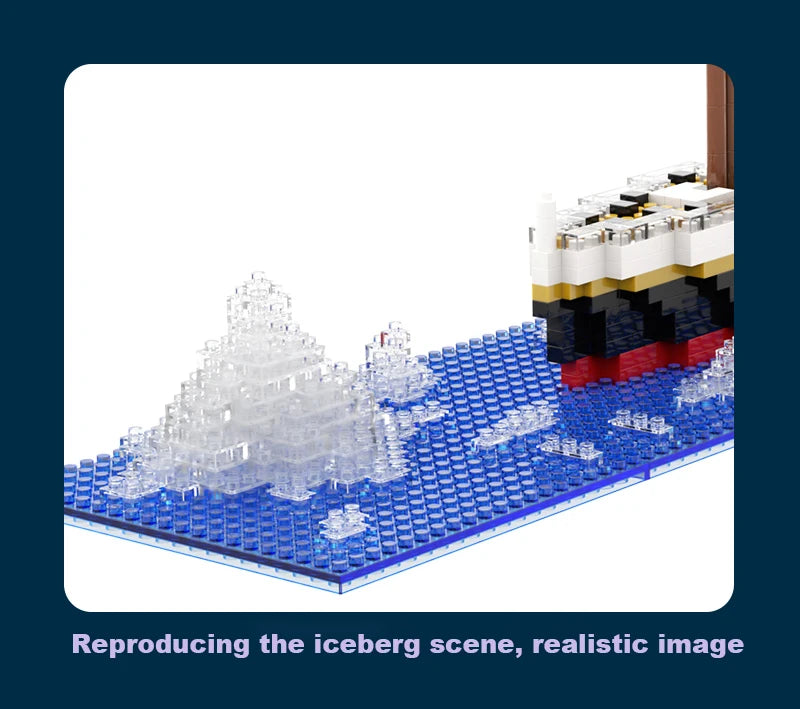 ELMAS Titanic Building Block Puzzle Toy for Kids - Al Masam Stationery LLC