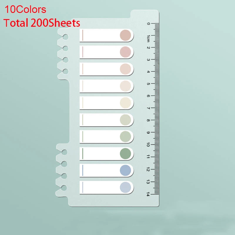 ELMAS Retro Morandi Sticky Notes Notepad School Supplies - Al Masam Stationery LLC