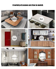 ELMAS Self-Adhesive PVC Wood Grain Wallpaper Decor - Al Masam Stationery LLC