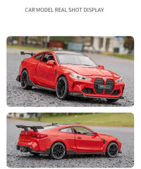 ELMAS 1:32 BMW M4 Supercar Alloy Car Model Toy Gift - Al Masam Stationery LLC