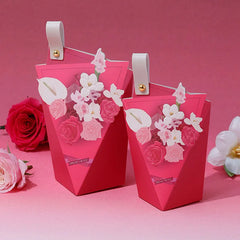 ELMAS High-End Candy Box Flower Chocolate Wedding Favor
