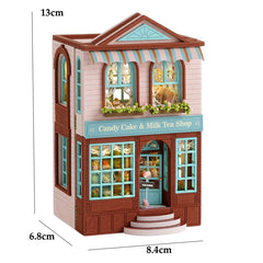 ELMAS Creative DIY Wooden Dollhouse for Kids’ Fun