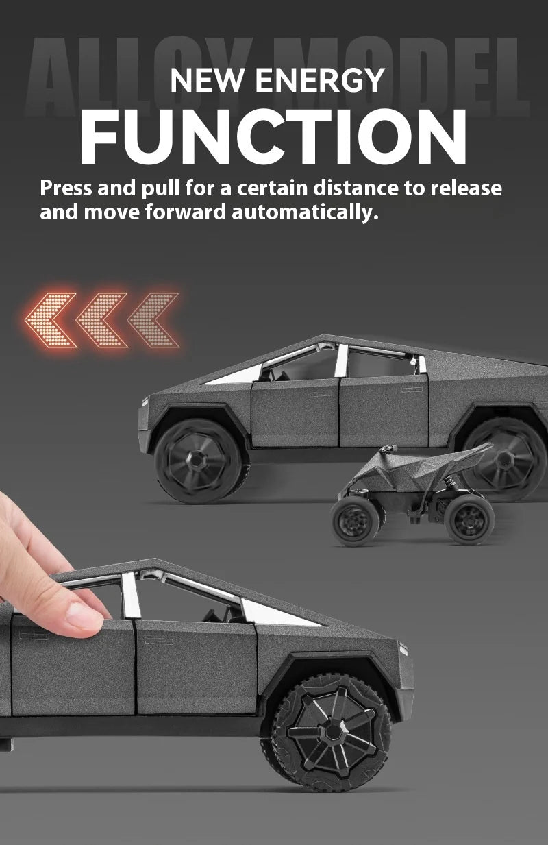 ELMAS 1:32 Cybertruck Diecast Metal Model Toy Gift - Al Masam Stationery LLC