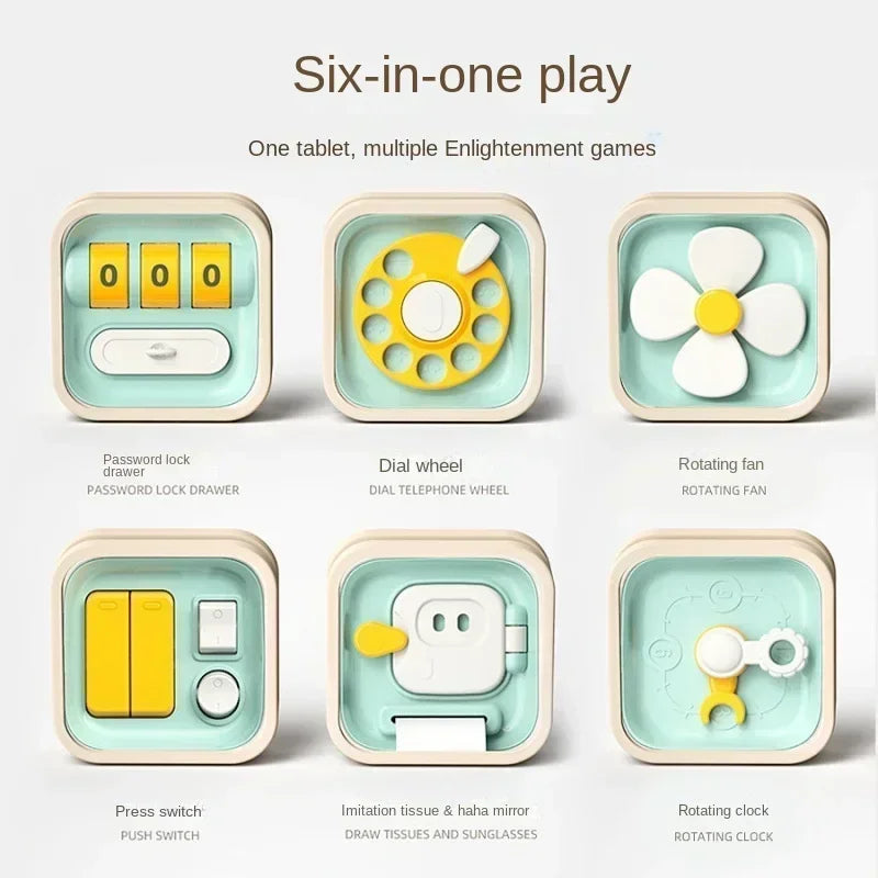 ELMAS - New 6 in 1 Montessori Sensory Busy Board - Al Masam Stationery LLC