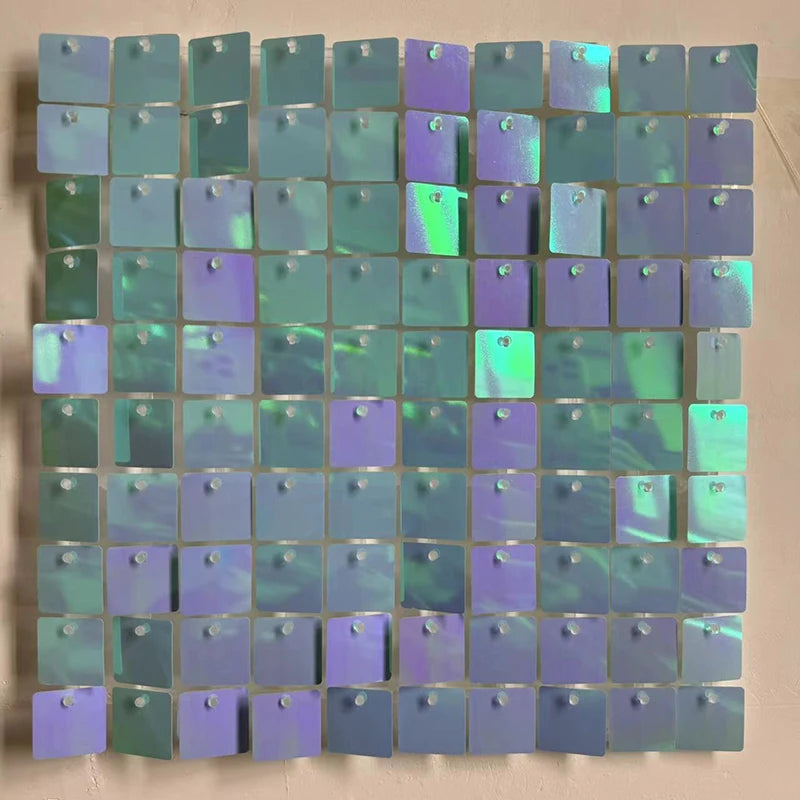 ELMAS Transparent 6/12/24Pcs Glitter Sequins Wall Panels - Al Masam Stationery LLC