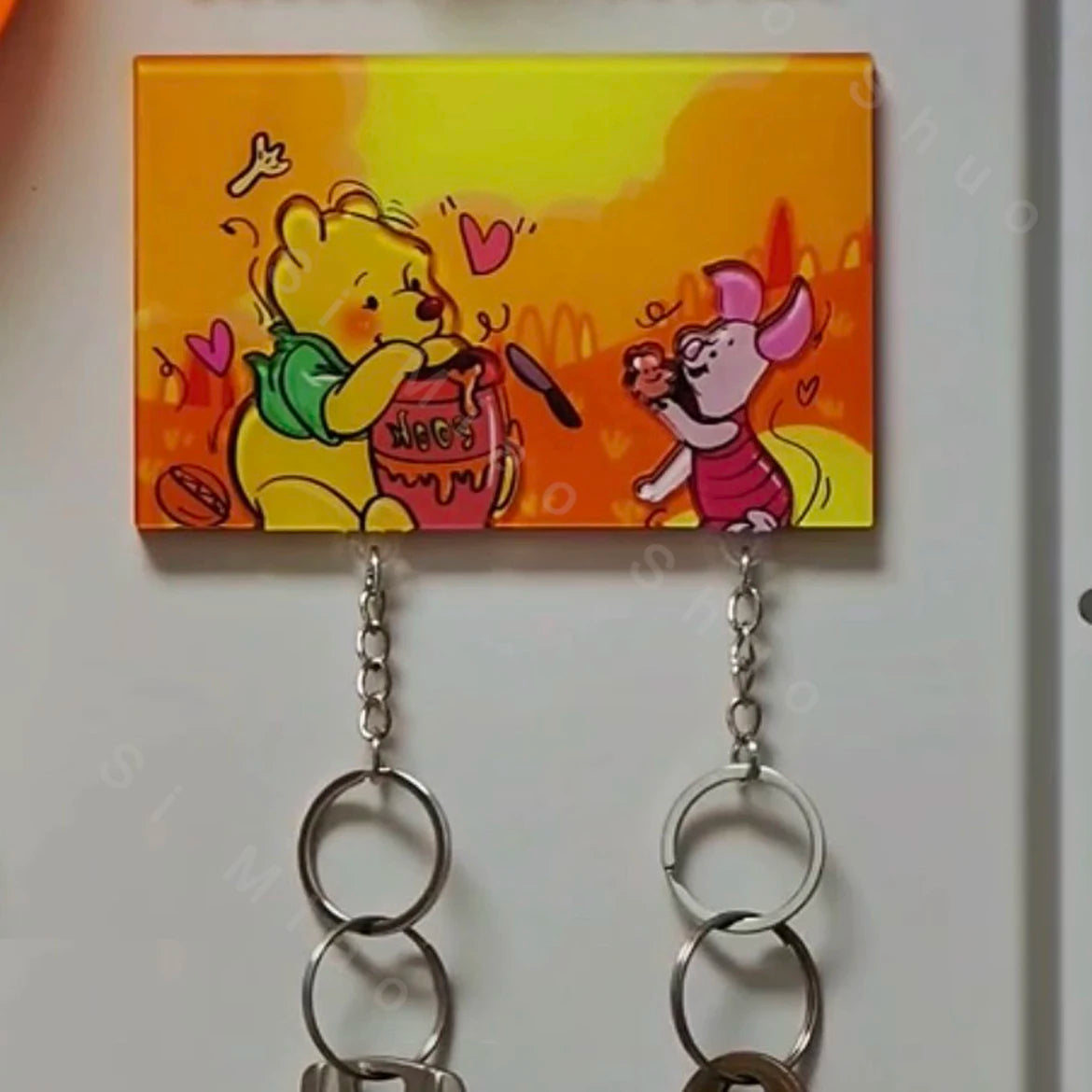 ELMAS Couple Key Holder Shared Keychain Hanger Home Decor - Al Masam Stationery LLC