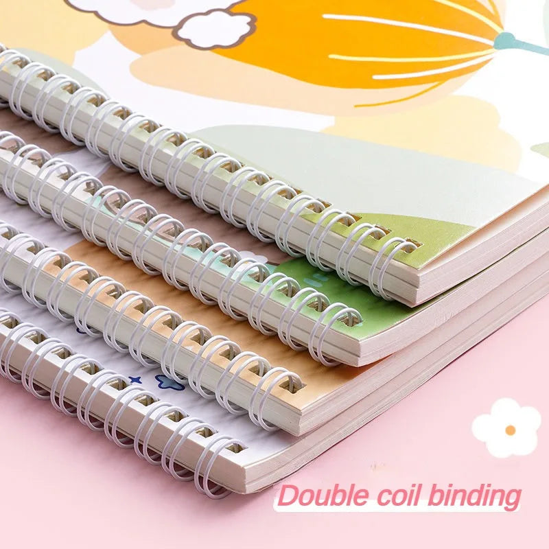 ELMAS Cute A5 Coil Notebook for Stylish Students - Al Masam Stationery LLC