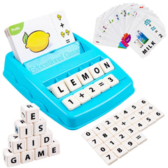 ELMAS 2 in 1 Learning Toy for Letter and Number Games