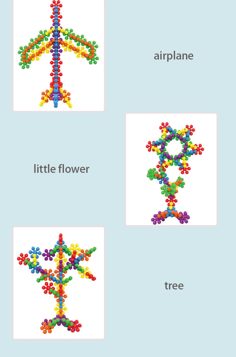 ELMAS Colorful Plum Blossom Building Blocks for Kids - Al Masam Stationery LLC