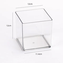 ELMAS Cube Acrylic Fully Transparent Display Box - Al Masam Stationery LLC