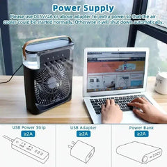 ELMAS Portable 3 In 1 Air Conditioner Cooler Humidifier - Al Masam Stationery LLC