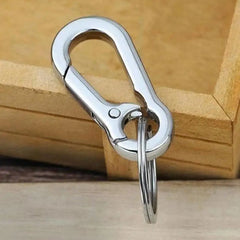 ELMAS Stylish Stainless Steel Gourd Keychain Clip