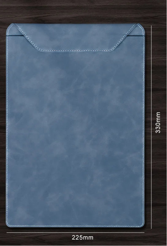 ELMAS Premium Leather A4 Clipboard Folder with Logo - Al Masam Stationery LLC