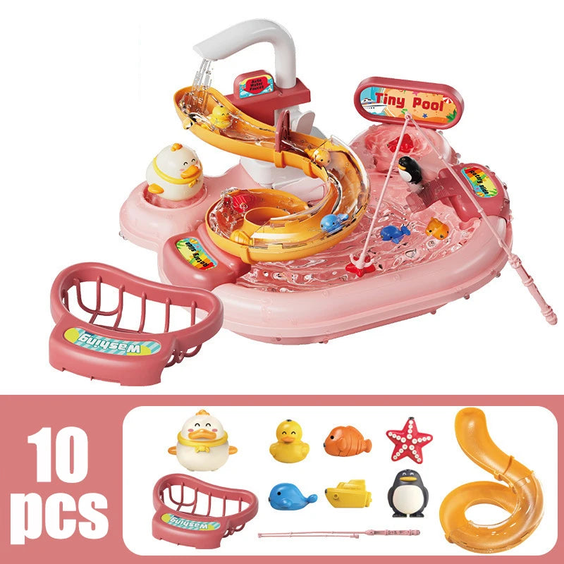 ELMAS Children Puzzle Pretend Play Kitchen Basin Toys - Al Masam Stationery LLC