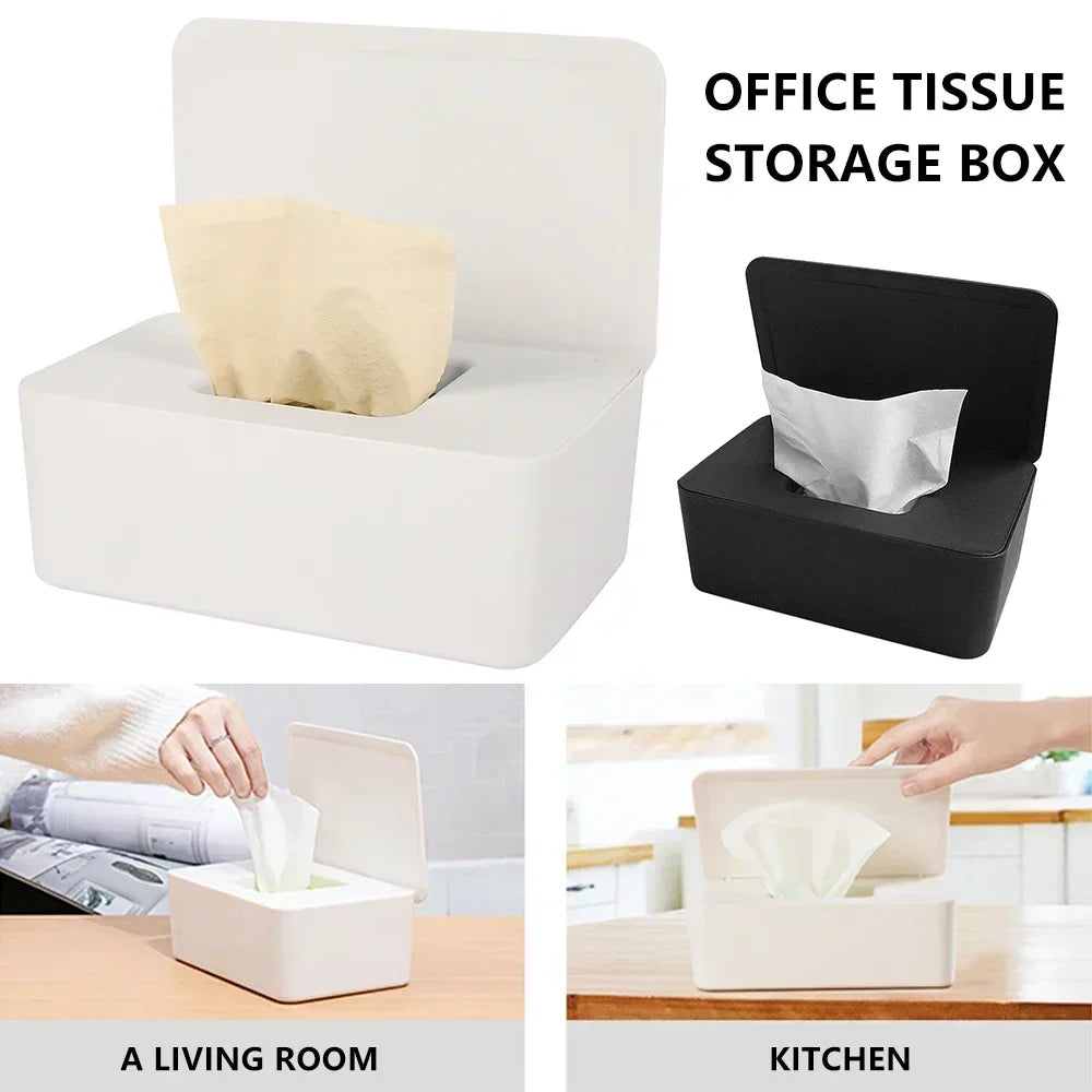 ELMAS Elegant Dustproof Wet Tissue Holder for Home & Car - Al Masam Stationery LLC
