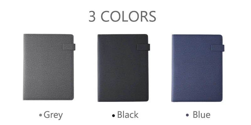 ELMAS Executive A4 Leather Portfolio Organizer for Men - Al Masam Stationery LLC