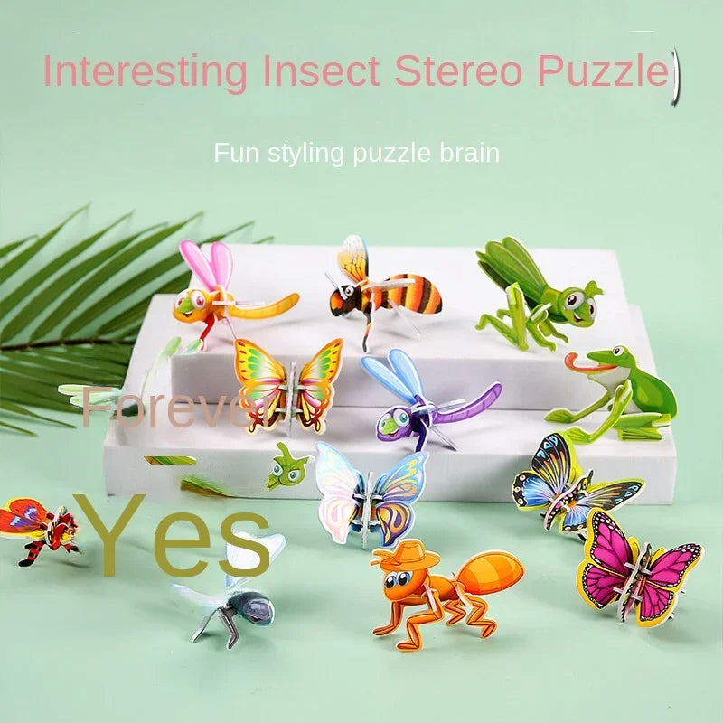 ELMAS: 12-24Pcs 3D Animals Foam Puzzle For Kids - Al Masam Stationery LLC