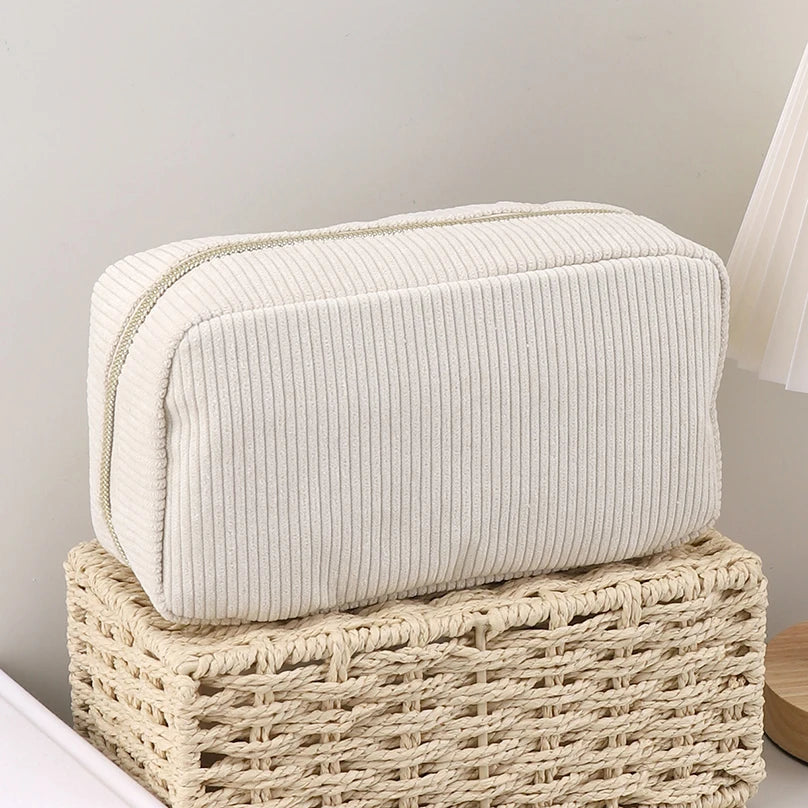 ELMAS Stylish Corduroy Pencil Case for All Ages - Al Masam Stationery LLC